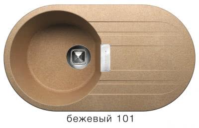 Мойка для кухни Tolero Loft TL-780 бежевый