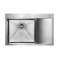 Мойка для кухни Paulmark ATLAN L PM217851-BSL левая нержавеющая сталь Мойка для кухни Paulmark ATLAN L PM217851-BSL левая нержавеющая сталь