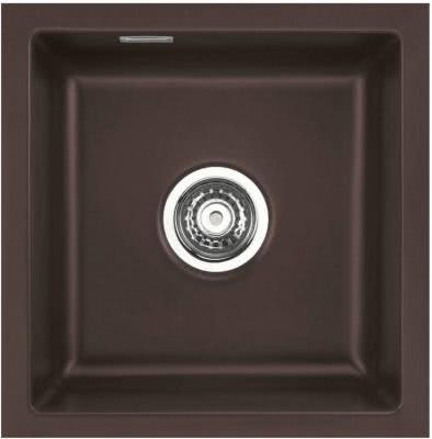 Керамическая мойка SystemCeram Mera 40 U темно-коричневый