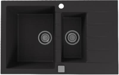 Мойка для кухни Alveus Cadit 70 Carbon G91, клапан-автомат
