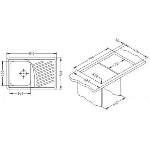 Мойка для кухни Alveus Elegant 30 сатин