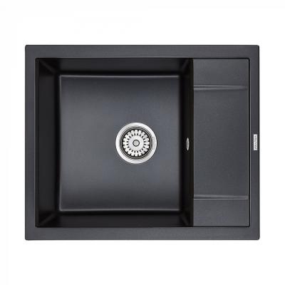 Мойка для кухни Paulmark OPTIMUM PM216050-BLM черный металлик