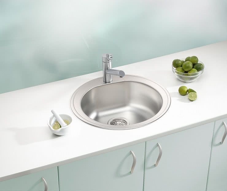 Мойка для кухни Alveus Form 30 (Satin) слив 90 мм