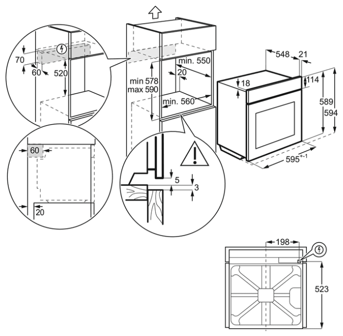 Духовой шкаф Electrolux OEF5H50Z
