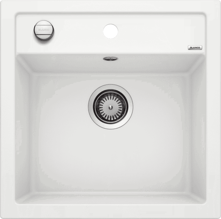 Кухонная мойка Blanco Dalago 5 Silgranit белый, клапан-автомат 518524
