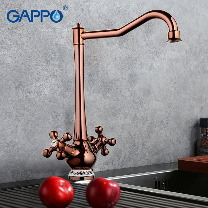 Смеситель для кухни Gappo Tubin G4065-3 медь