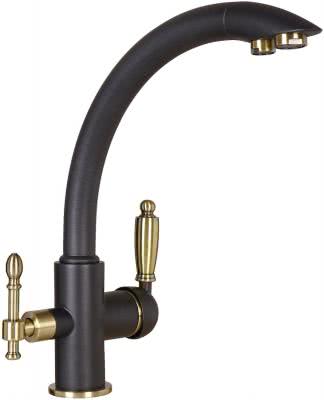 Смеситель для кухни Milacio Gracia шварц