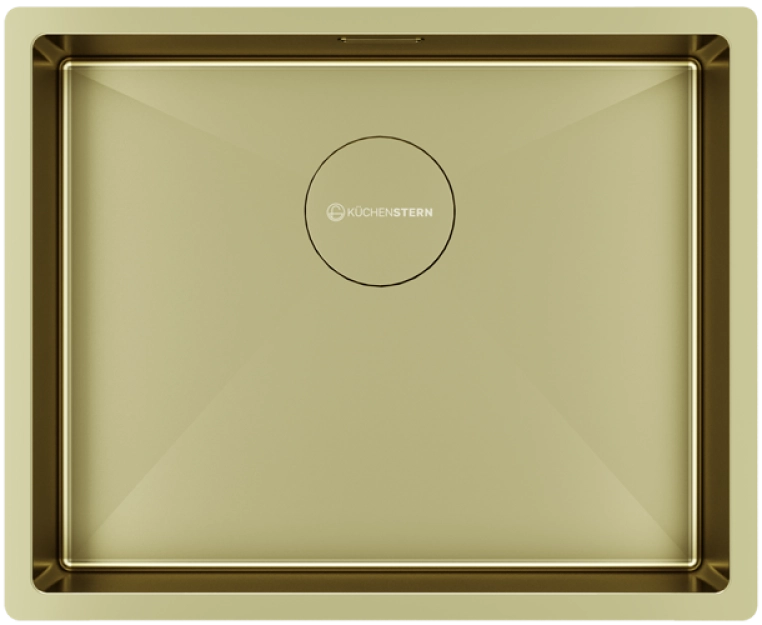 Кухонная мойка Kuchenstern KRAFT 60 золото 502GL50