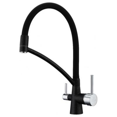 Смеситель для кухни Paulmark SIEGEN Si213111-308 черный