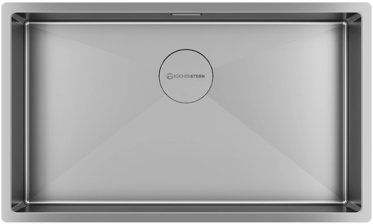 Кухонная мойка Kuchenstern KRAFT 80 нержавеющая  сталь 504SS50