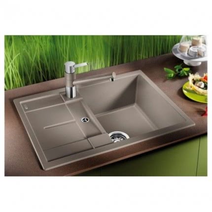 Кухонная мойка Blanco METRA 45S Compact Silgranit кофе клапан-автомат 519581