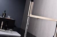 Смеситель для кухни Paulmark TORNADO To213402-BS  гибкий излив с подключением фильтра глянцевый никель