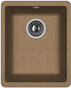 Мойка для кухни Flortek Ринг 300 коричневый