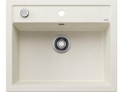 Кухонная мойка Blanco Dalago 6 Silgranit мягкий белый клапан-автомат 527063
