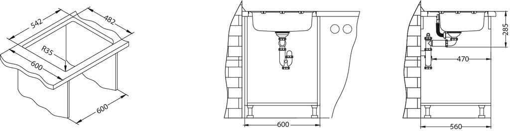 Мойка для кухни Alveus More 10 (Satin)