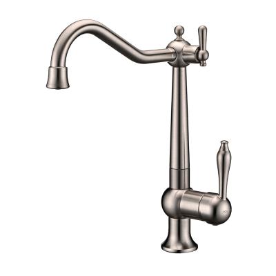 Смеситель для кухни Paulmark RETRO Re213226-BS никель