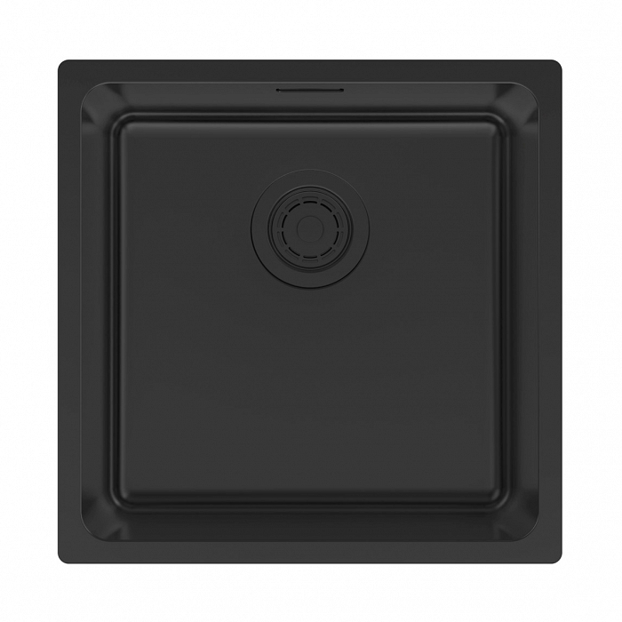 Кухонная мойка Paulmark YUNI 44 UNI  YU44-MBN матовый черный NANO-PVD