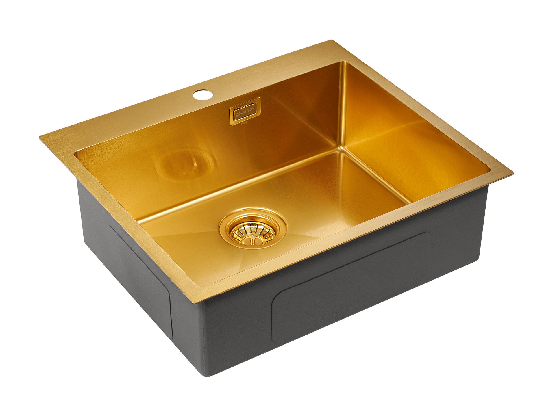 Мойка для кухни Paulmark ISAR PM805951-BG брашированное золото
