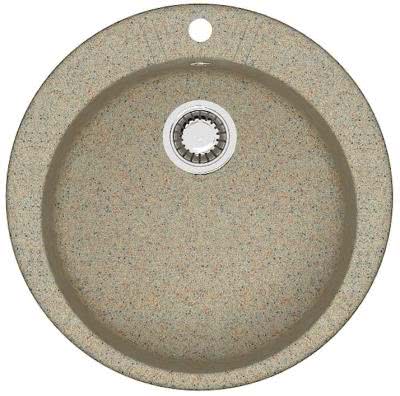 Мраморная мойка для кухни ZETT lab модель 5/Q5 песочный