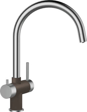 Смеситель для кухни Schock Ares мокка/сталь