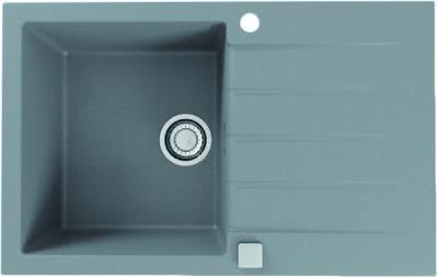 Мойка для кухни Alveus Cadit 20 Concrete G81, клапан-автомат