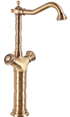 Смеситель Bronze DE Luxe 21973/1 для раковины и мойки