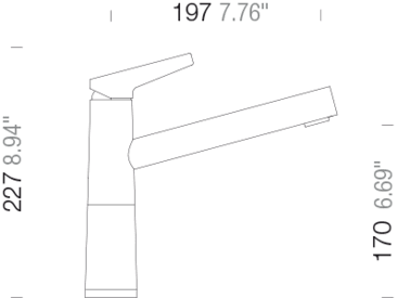 Смеситель Schock SC-510 Cristadur бронза/хром