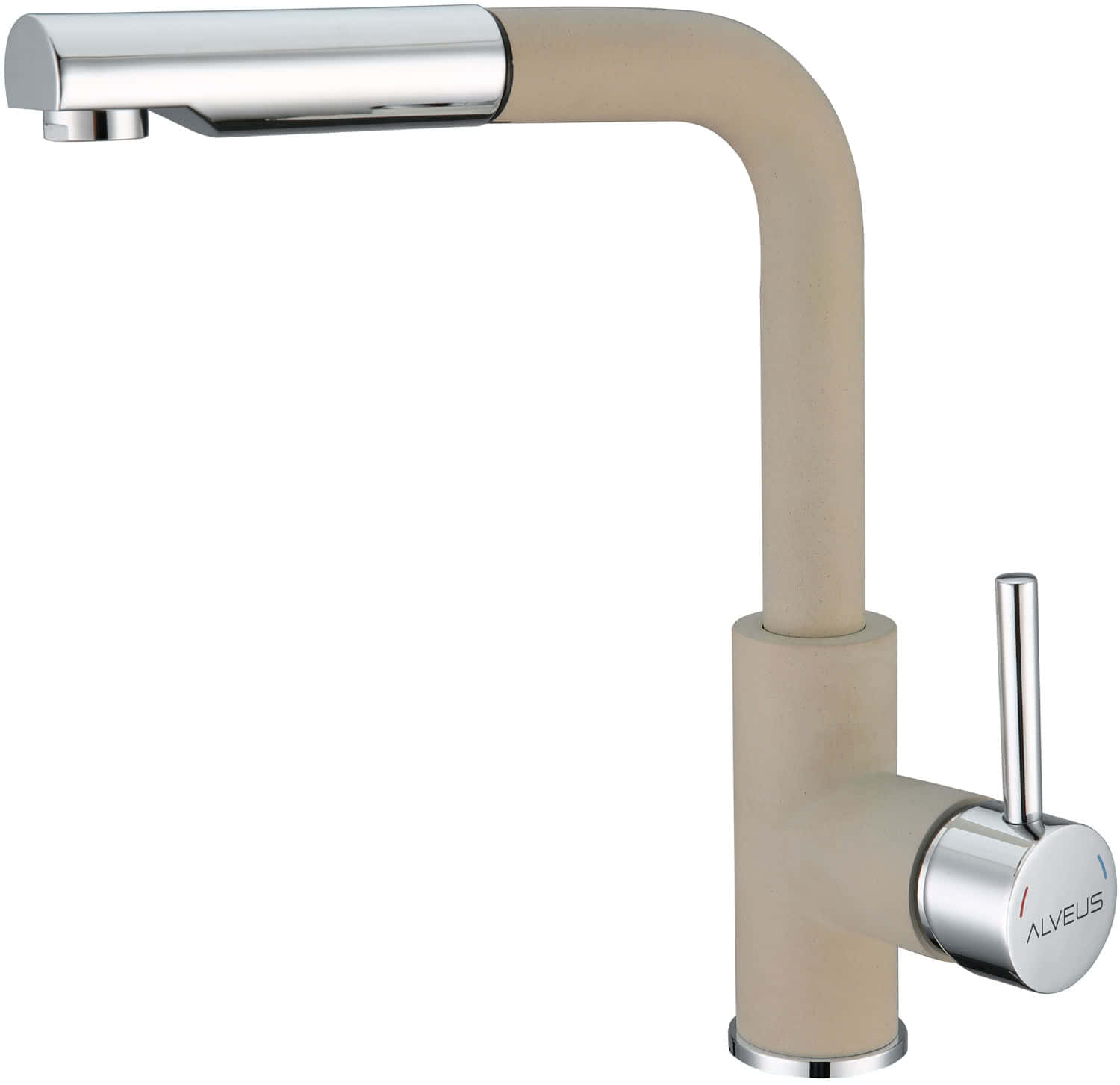 Смеситель для кухни Alveus Siros-P Granital G55 Beige