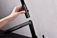 Смеситель для кухни Paulmark TORNADO To213402-GB  гибкий излив с подключением фильтра глянцевый черный