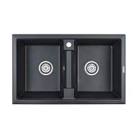 Мойка для кухни Paulmark ZWILLING PM238150-BLM черный металлик
