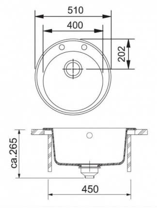 Мойка для кухни Franke Ronda ROG 610-41 графит