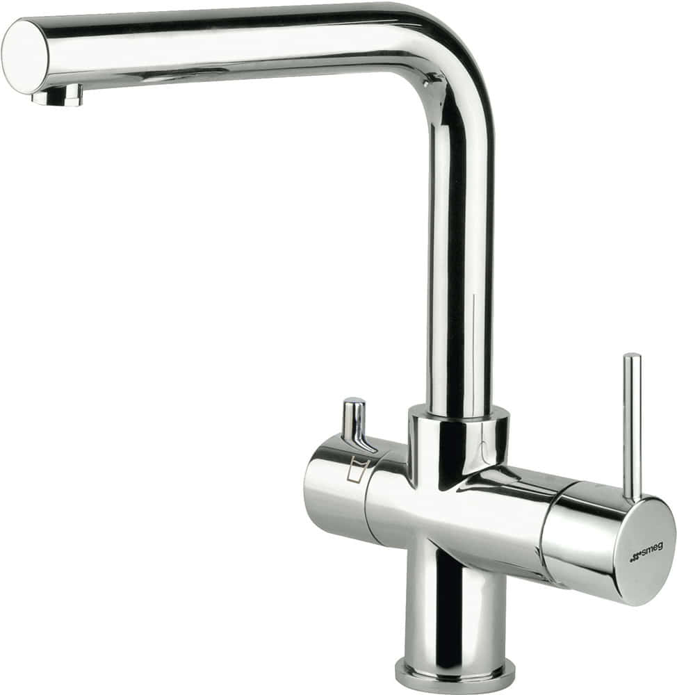 Смеситель для кухни 2-в-1 Smeg MAP100CR хром, в комплекте с фильтром и бойлером