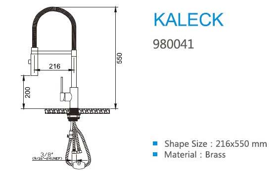 Смеситель для кухни Higold Kaleck 980041 сталь