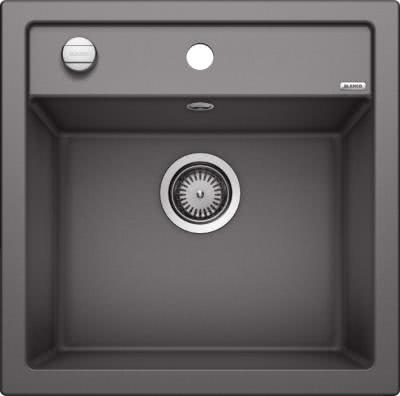 Кухонная мойка Blanco Dalago 5 Silgranit тёмная скала клапан-автомат 518848