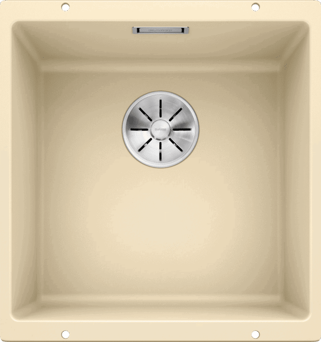 Кухонная мойка Blanco SUBLINE 400-U Silgranit шампань, отводная арматура InFino 523428