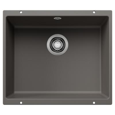 Кухонная мойка Blanco ROTAN 500-U Silgranit вулканический серый стоп-вентиль 527359