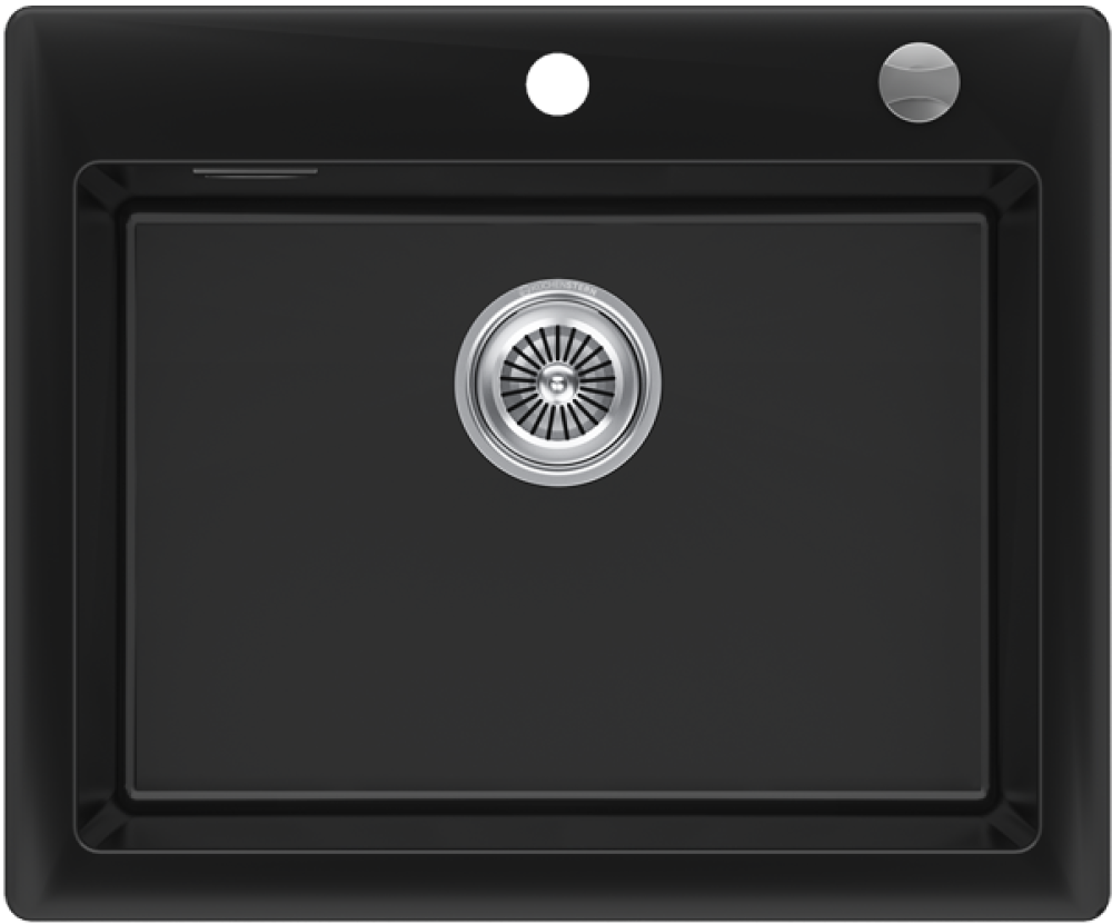 Кухонная мойка Kuchenstern TOPKERAM 60 KeraPlus соверш.черный 302KB30 