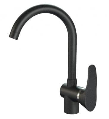 Смеситель для кухни ZETT lab КМ005/Q004 черный