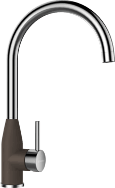 Смеситель для кухни Schock Kavus мокка/сталь