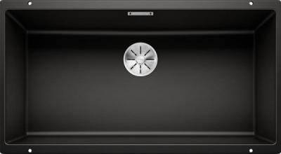 Кухонная мойка Blanco SUBLINE 800-U черный, отводная арматура  InFino 526005