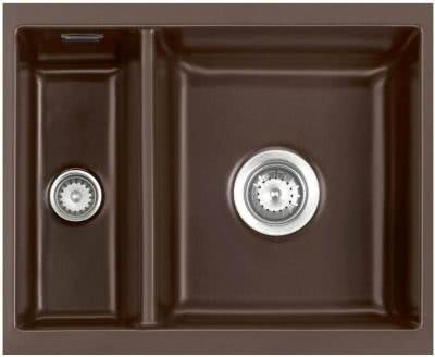 Керамическая мойка SystemCeram Mera 60 U темно-коричневый