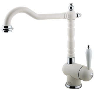 Смеситель для кухни Timo Morea 2406 F белый