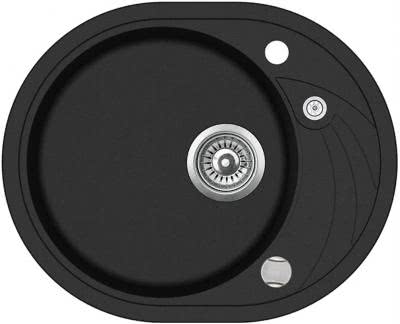 Мойка для кухни Teka Clave 45 S-TQ black metallic, клапан-автомат