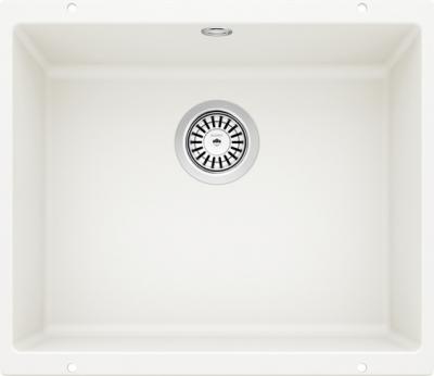 Кухонная мойка Blanco ROTAN 500-U Silgranit белый стоп-вентиль 523076