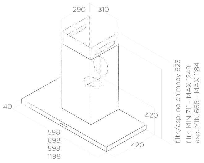 Elica boxin ix a 60 схема встраивания