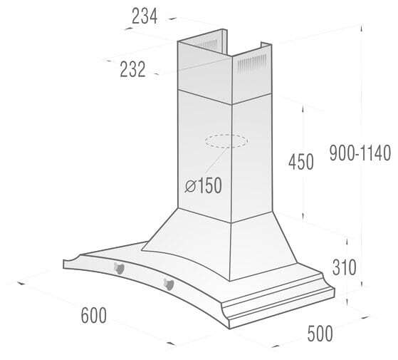 Каминная вытяжка Gorenje Classico DK63MCLI