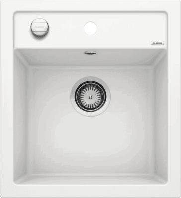 Кухонная мойка Blanco Dalago 45 Silgranit белый, вентиль-автомат 517160 Кухонная мойка Blanco Dalago 45 Silgranit белый, вентиль-автомат 517160