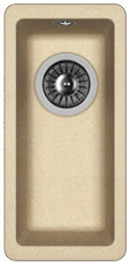 Мойка для кухни Flortek Ринг 160 бежевый