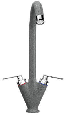 Смеситель для кухни Ulgran U-011 графитовый
