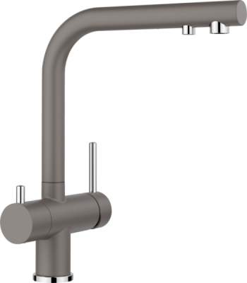 Смеситель для кухни Blanco FONTAS II с подключением фильтра вулканический серый 526942